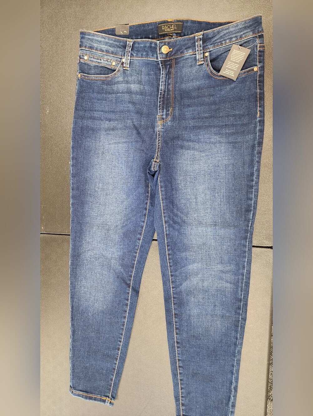 RACHEL Rachel Roy GRACE SZ 12 jeans Skinny Jeans in Classic Blue Wash New!